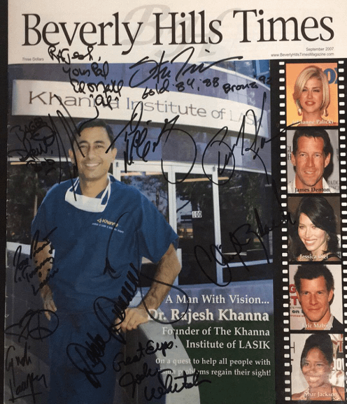 Rajesh Khanna MD on cover of Beverly Hills Times