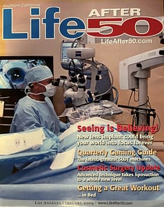 Dr Khanna on the cover of Life After 50