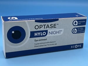 Optase Hylo Night Eye Ointment for Dry Eyes treatment at Khanna Institute