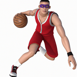 basketball player protecting eyes to preserve excellent vision